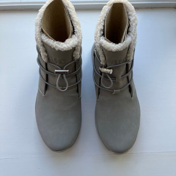 Ryka Shoes - Ryka Faux Fur Winter Boots Evie Exotic Gray 8.5W